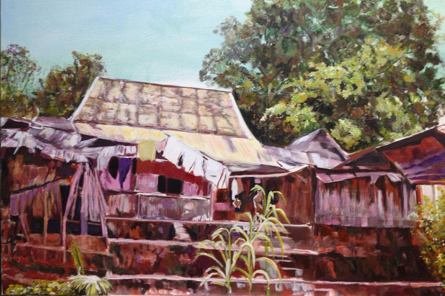 Singapore Painting - The Way It Was by Belinda Low