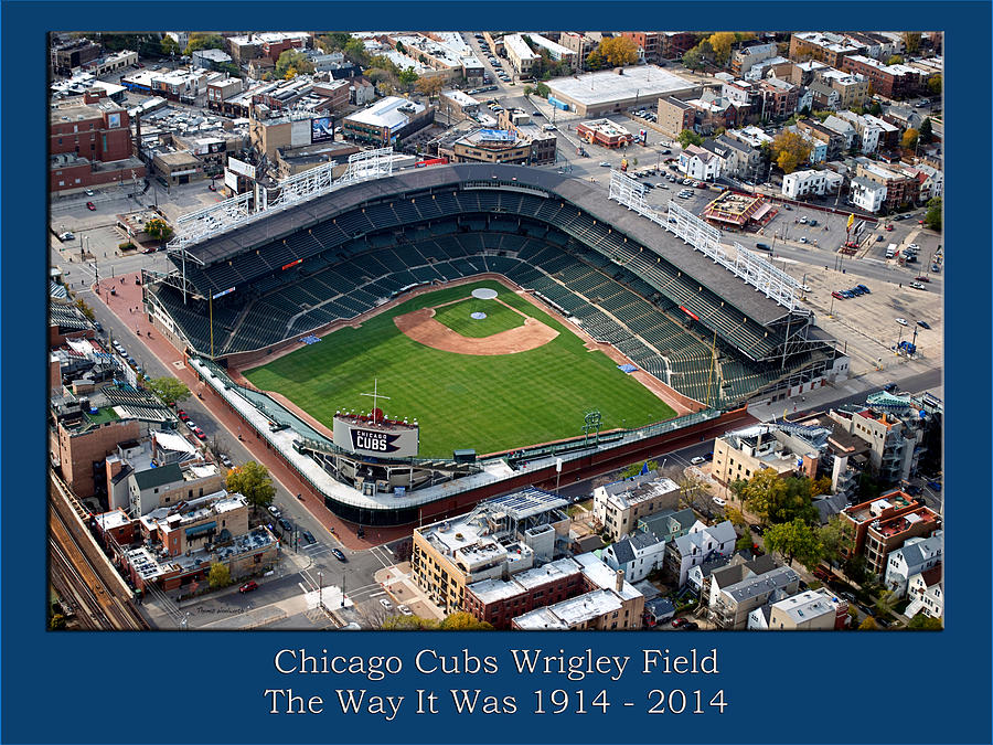 Ernie Banks Digital Art - The Way It Was Chicago Cubs Wrigley Field 01 by Thomas Woolworth