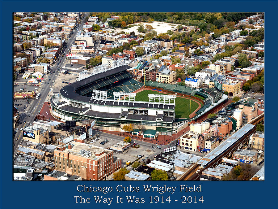 Ernie Banks Photograph - The Way It Was Chicago Cubs Wrigley Field 03 by Thomas Woolworth