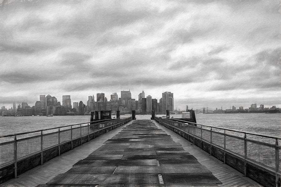 Jersey City Photograph - The Way to New York City by Kim Hojnacki