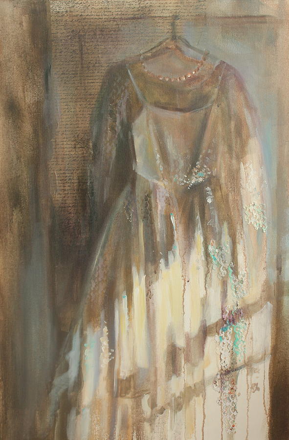 The Wedding Dress Painting by Susan Bradbury
