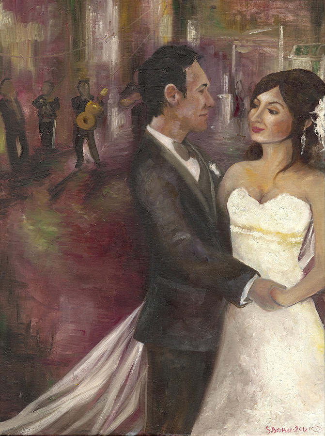 The Wedding Painting by Stephanie Broker