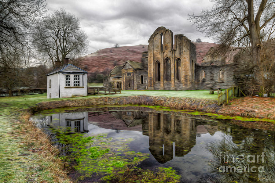 Architecture Photograph - The Welsh Abbey by Adrian Evans
