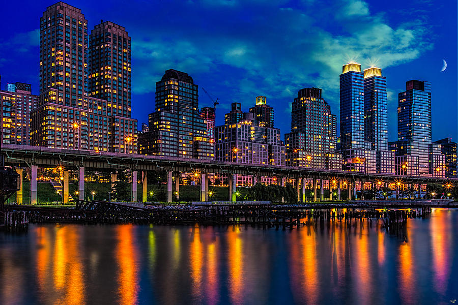 The West Side Highway At Dusk Photograph by Chris Lord