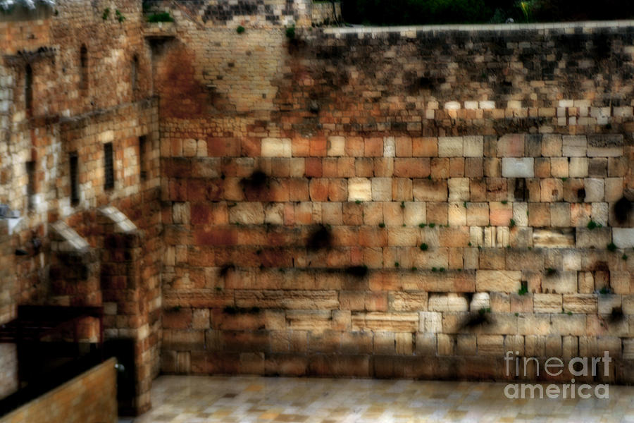 Western Wall Photograph by Doc Braham