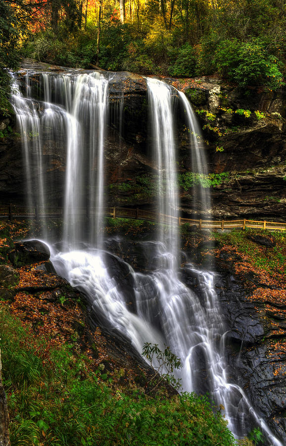Waterfall Photograph - The Wet Dry Falls by Greg and Chrystal Mimbs