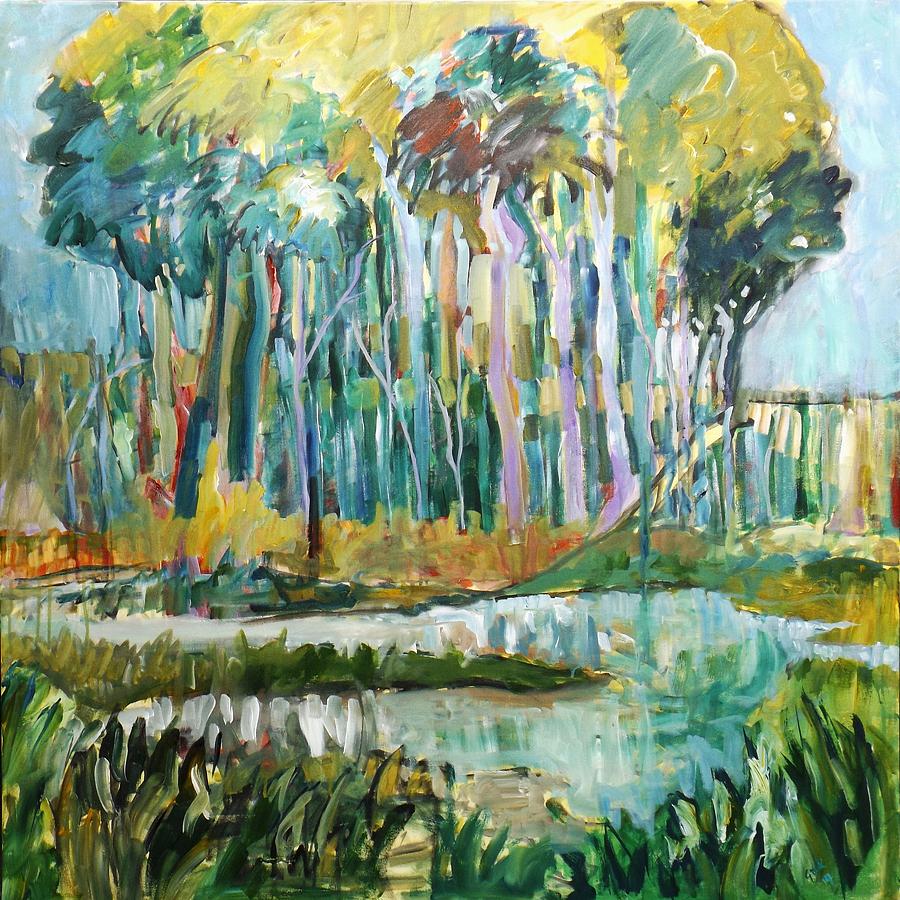 The Wetlands Painting by Gloria Dietz-Kiebron