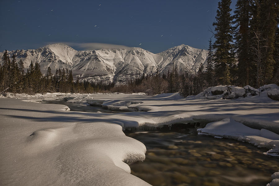 Mountain Photograph - The Wheaton River Valley Lit By The by Robert Postma