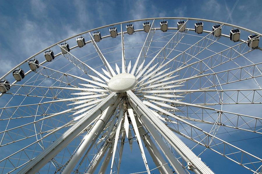 The Wheel of Sheffield in downtown Sheffield. Yorkshire England Photograph by Rob Huntley