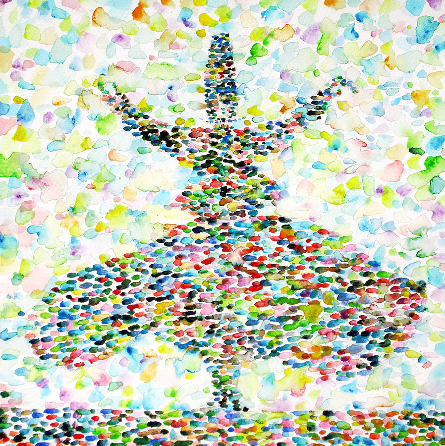 The Whirling Sufi Painting by Fabrizio Cassetta