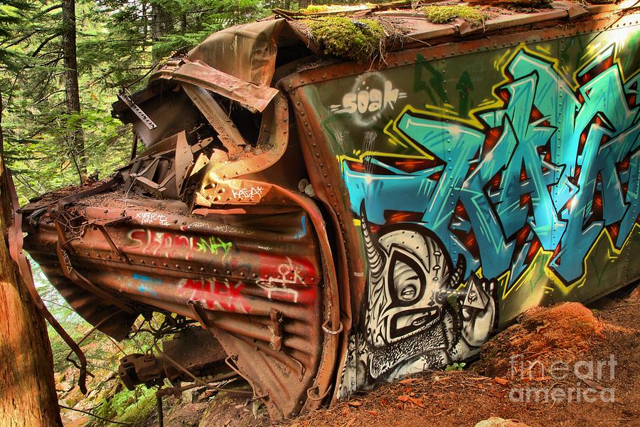 The Whistler Train Wreck Alien Photograph by Adam Jewell