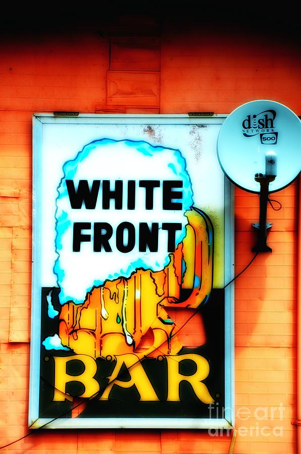 The White Front Photograph by Newel Hunter