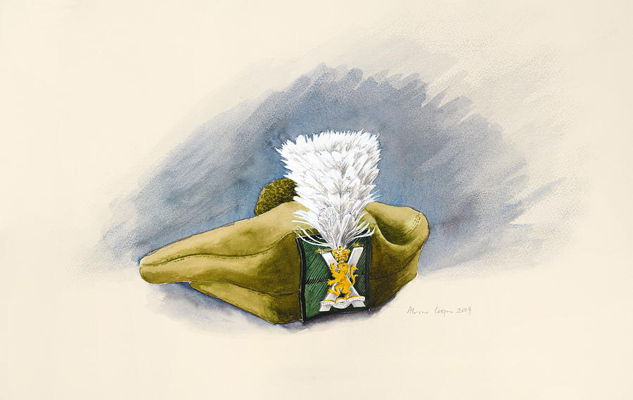 Regimental Photograph - The White Hackle by Alison Cooper