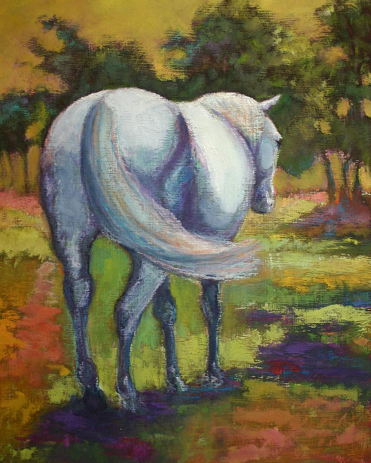 The White Horse Painting by Carol Jo Smidt