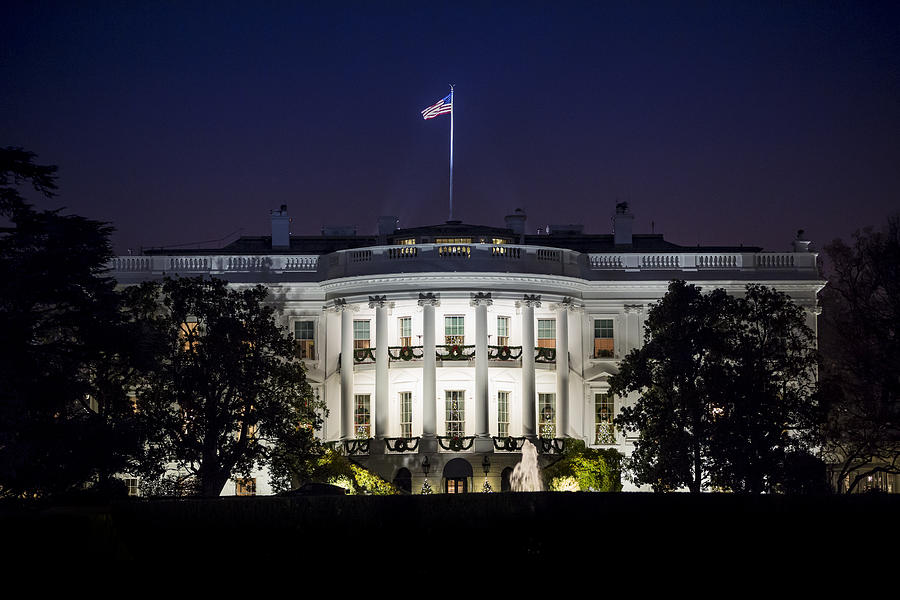 The White House at Night Photograph by JTSorrell