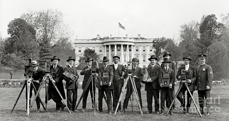 The White House Photographers Photograph by Jon Neidert
