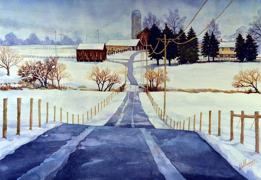 The White Season Painting by Mick Williams