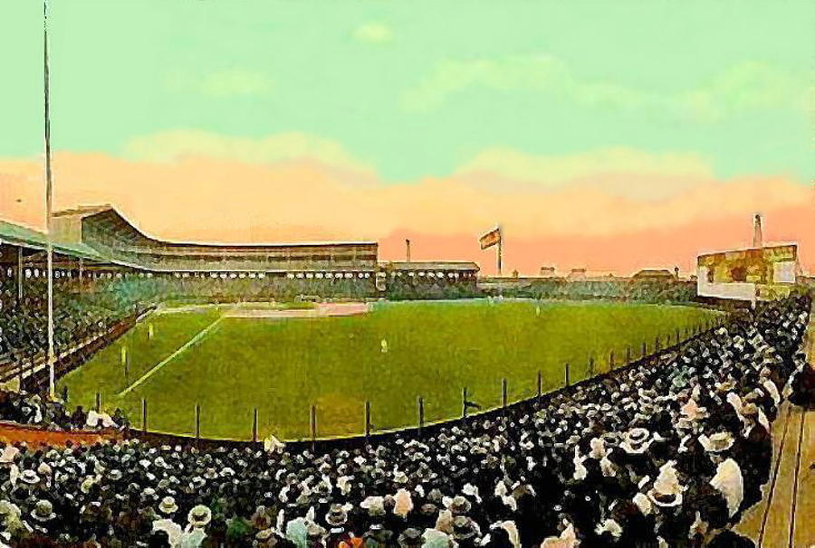 The White Sox Southside Baseball Park In Chicago Il In 1913 Painting by ...