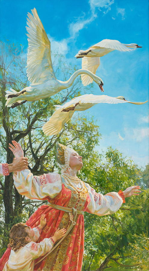 The White Swan Painting