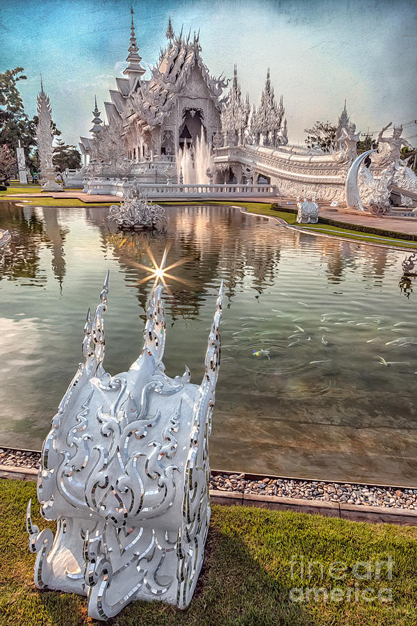 The White Temple Photograph by Adrian Evans