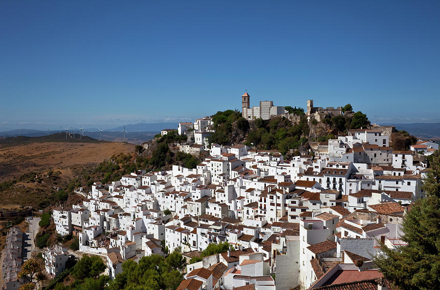 Castle Photograph - The White Villages Of Casares by Panoramic Images