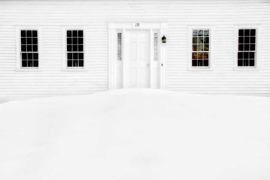 The white white house. Photograph by Robert Clifford