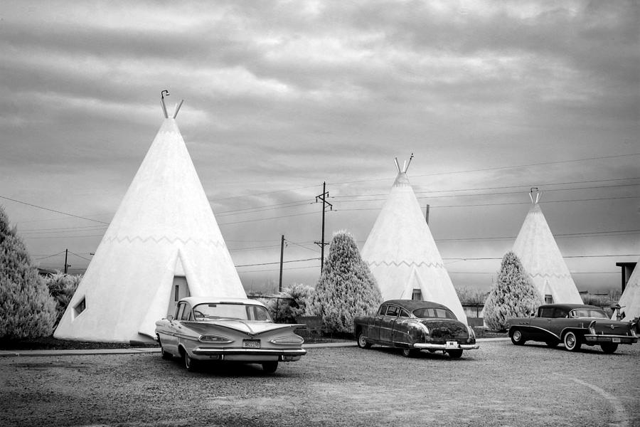 The Wigwam Motel on Route 66 in Holbrook Photograph by Carol M Highsmith