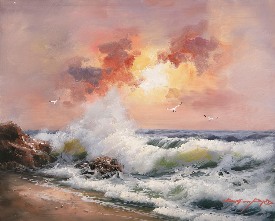 The Wild Sea Painting by Unknown | Fine Art America