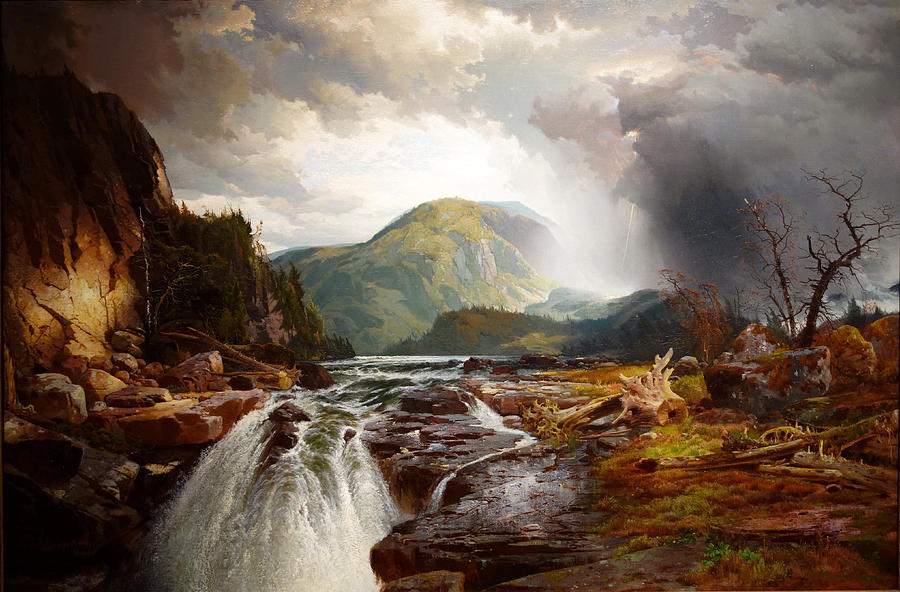 The Wilds of Lake Superior Painting by Thomas Moran