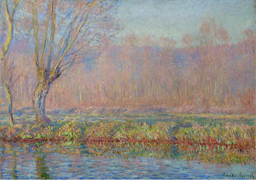 The Willow Painting by Claude Monet