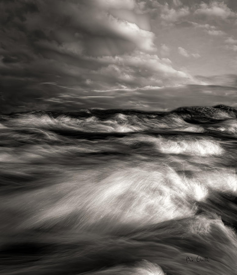 Nature Photograph - The wind and the sea by Bob Orsillo