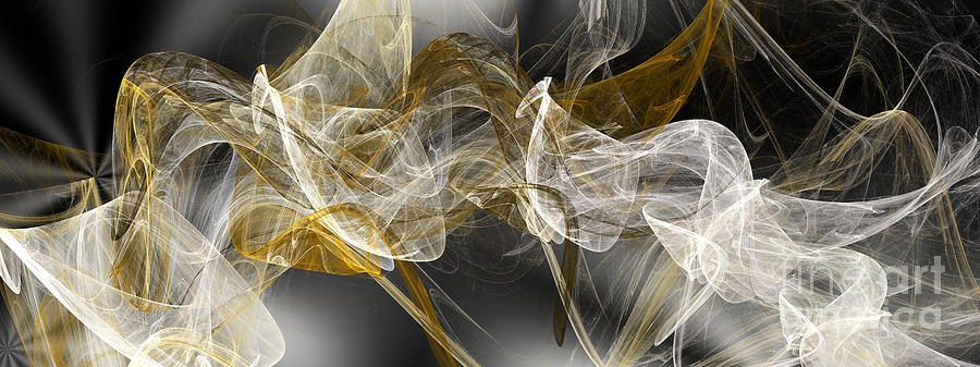 Abstract Digital Art - The Wind by Andee Design