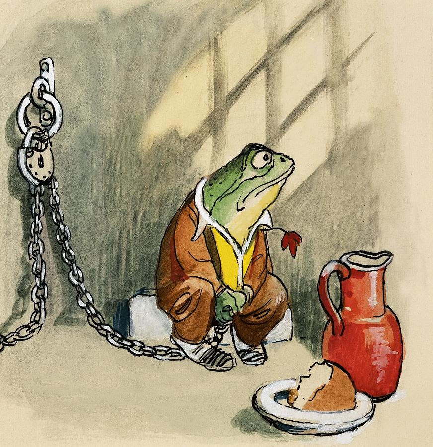 The Wind In The Willows Toad In Jail Painting by Philip Mendoza