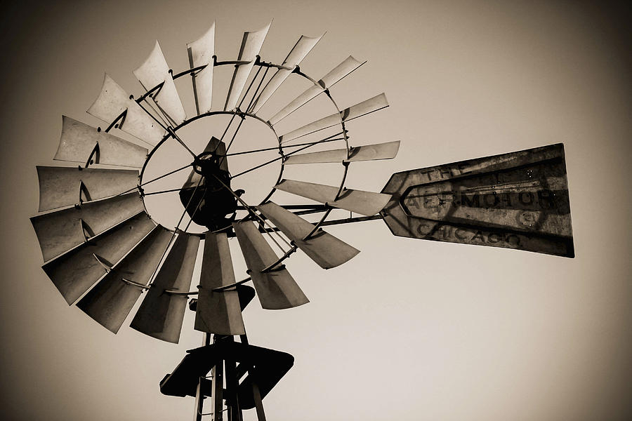Landscape Photograph - The Windmill by Amber Kresge