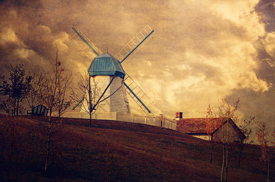 The Windmill Photograph by Maria Angelica Maira