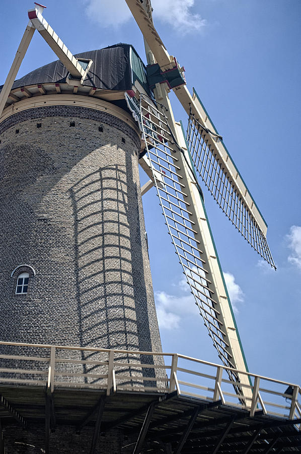 The Windmill of Haarlem. Netherlands Photograph by Jenny Rainbow