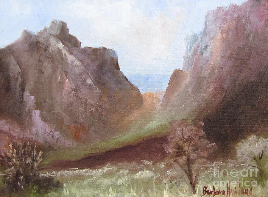 The Window at Big Bend Park Painting by Barbara Haviland