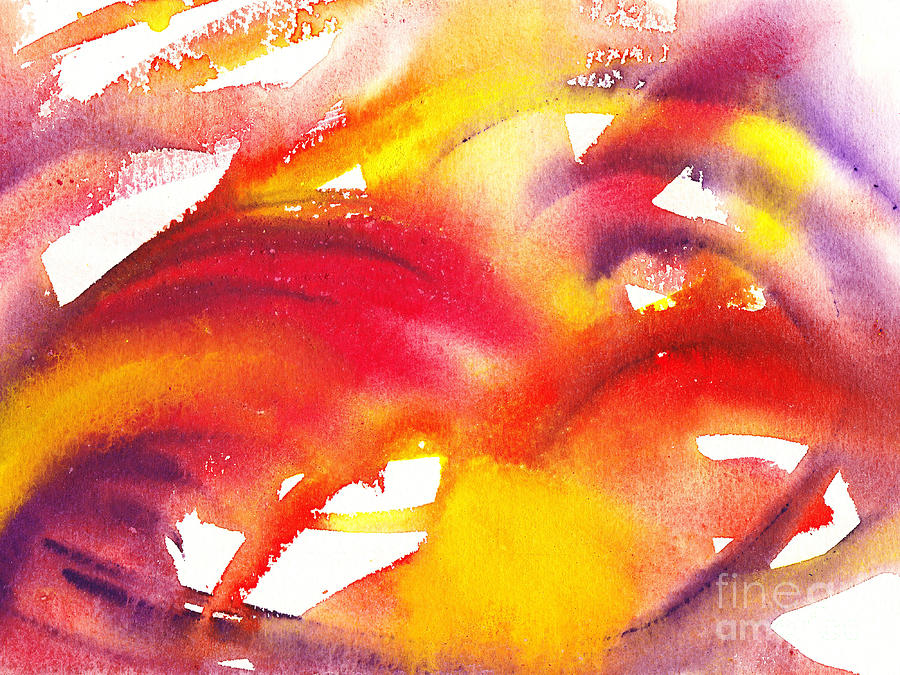 Abstract Painting - The Wings Of Light Abstract by Irina Sztukowski