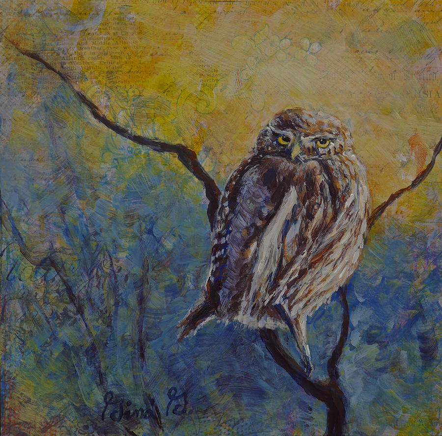 The Wise One Painting by Gina Grundemann
