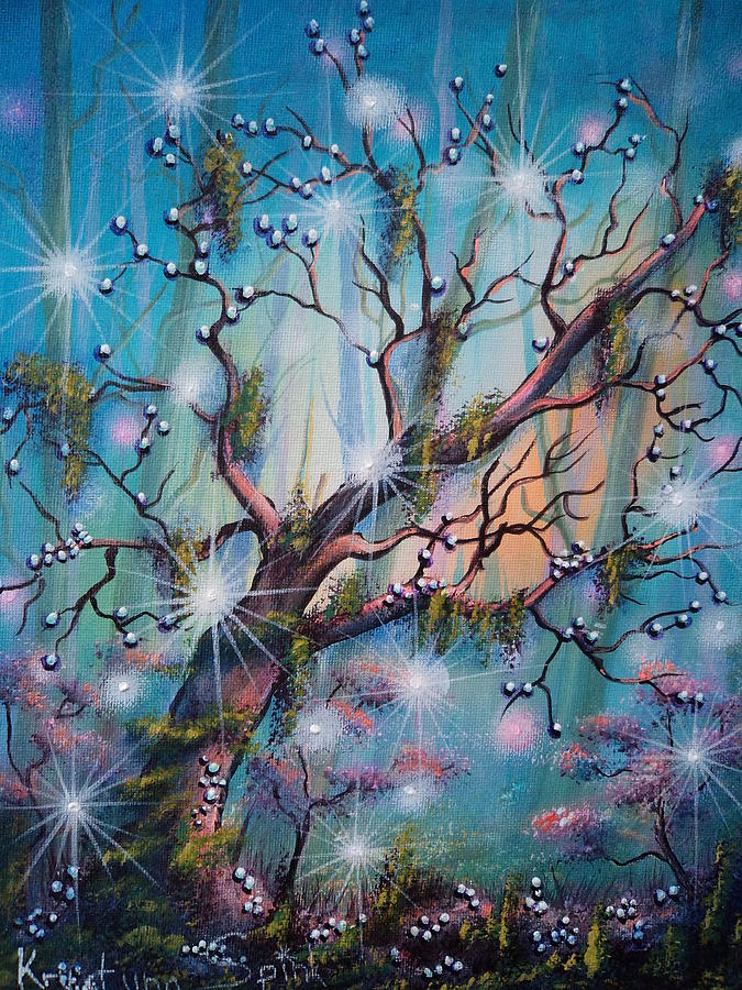 The Wishing Tree Painting by Krystyna Spink