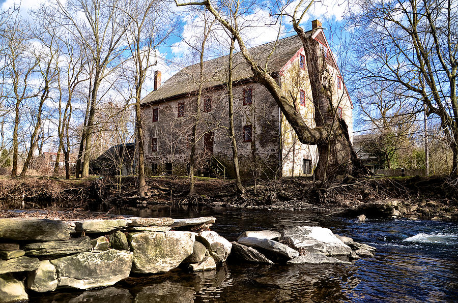 Wissahickon Photograph - The Wissahickon Creek and Mather Mill by Bill Cannon