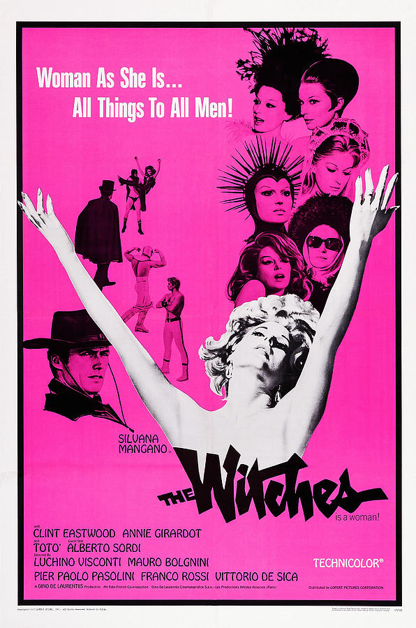 Movie Photograph - The Witches, Aka Le Streghe, Us Poster by Everett