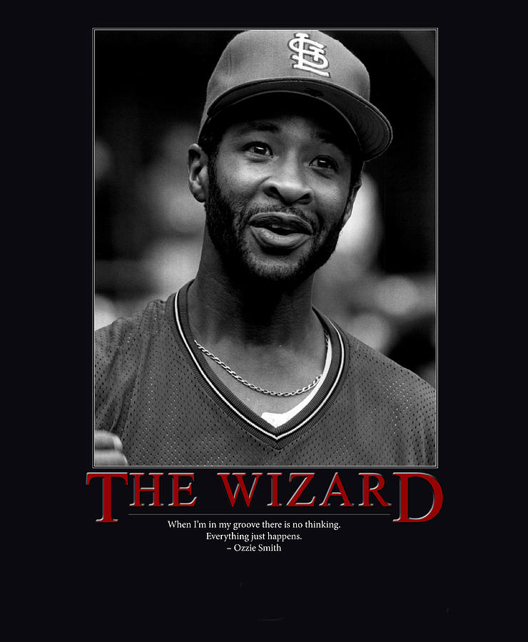 Ozzie Smith Photograph - The Wizard Ozzie Smith by Retro Images Archive