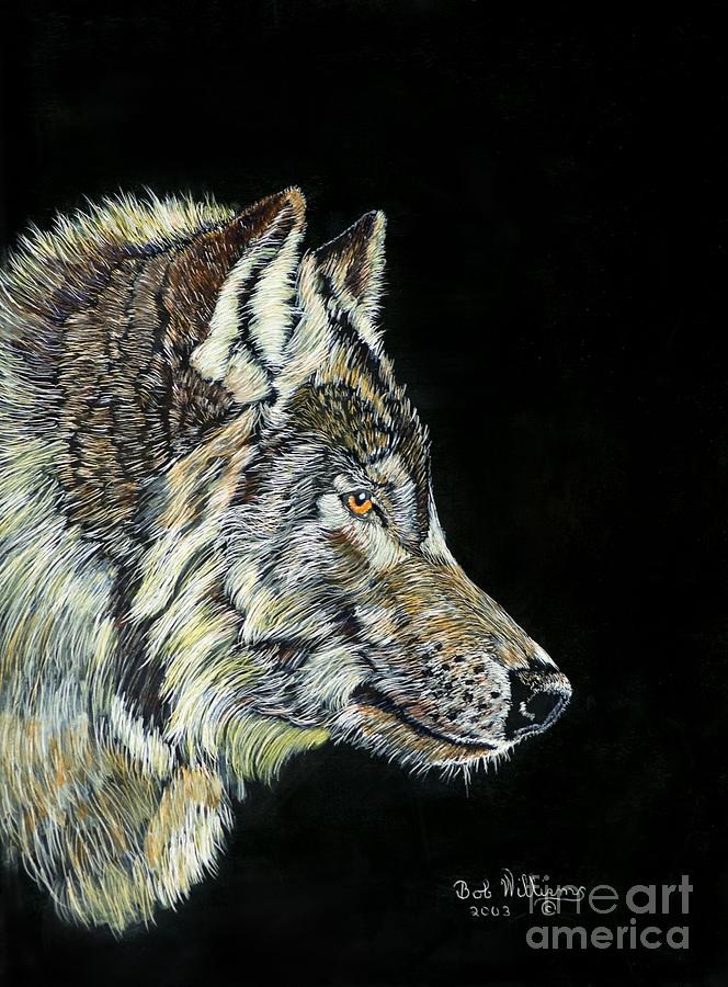 The Wolf Painting by Bob Williams