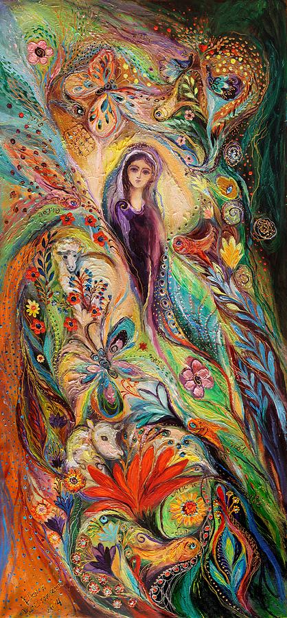 The women of Tanakh Story of Rachel Painting by Elena Kotliarker