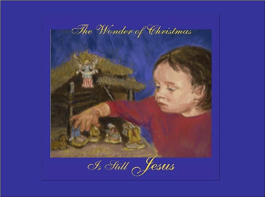 The Wonder of Christmas Mixed Media by Harriett Masterson