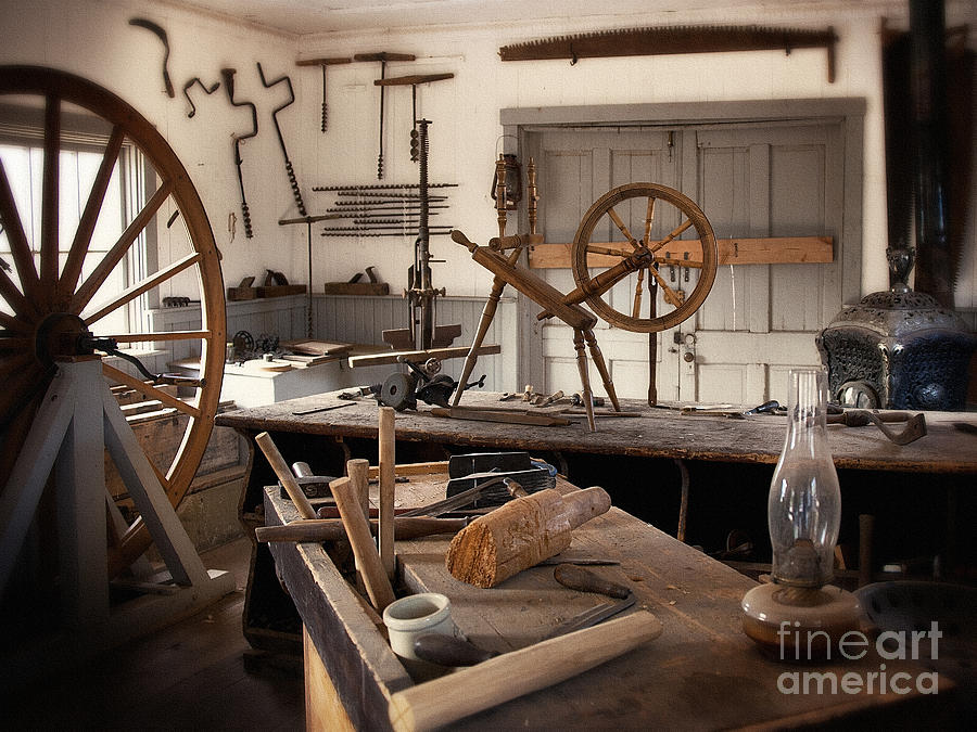The Wood Workers Shop Photograph by Lee Craig