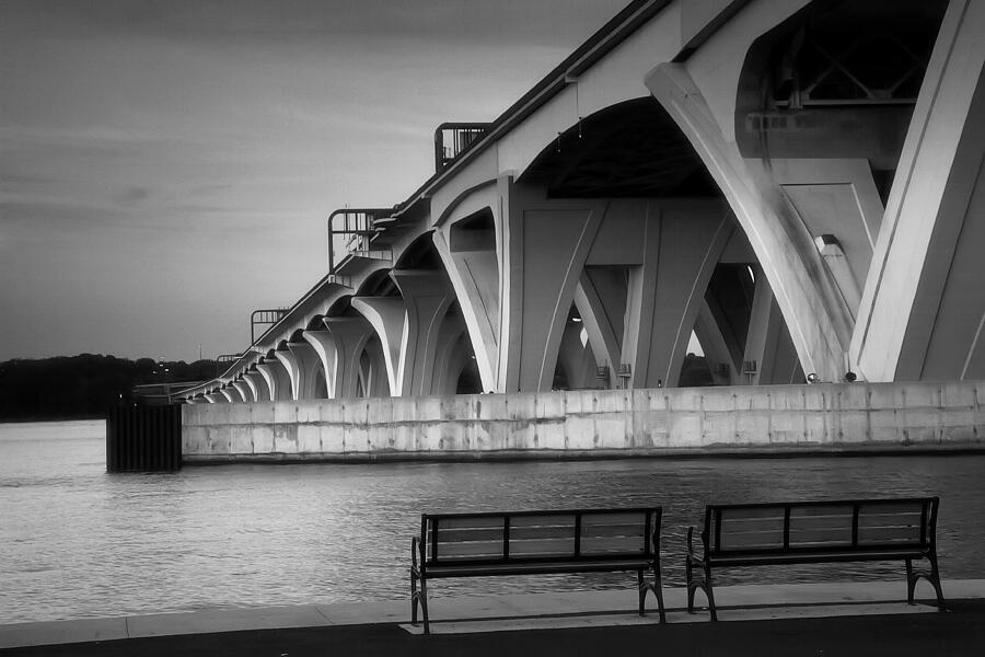 The Woodrow Wilson Bridge Photograph by Steven Ainsworth