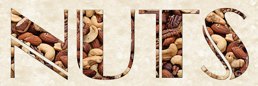 The Word Is Nuts Photograph by Andee Design