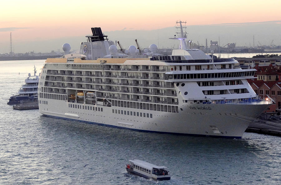 The World Cruise Ship Photograph by Rick Rosenshein - Fine Art America